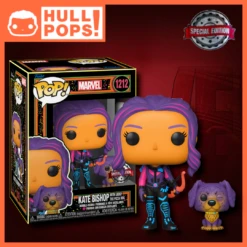 FUNKO #1212 - Marvel - Kate Bishop With Lucky Black Light Exclusive