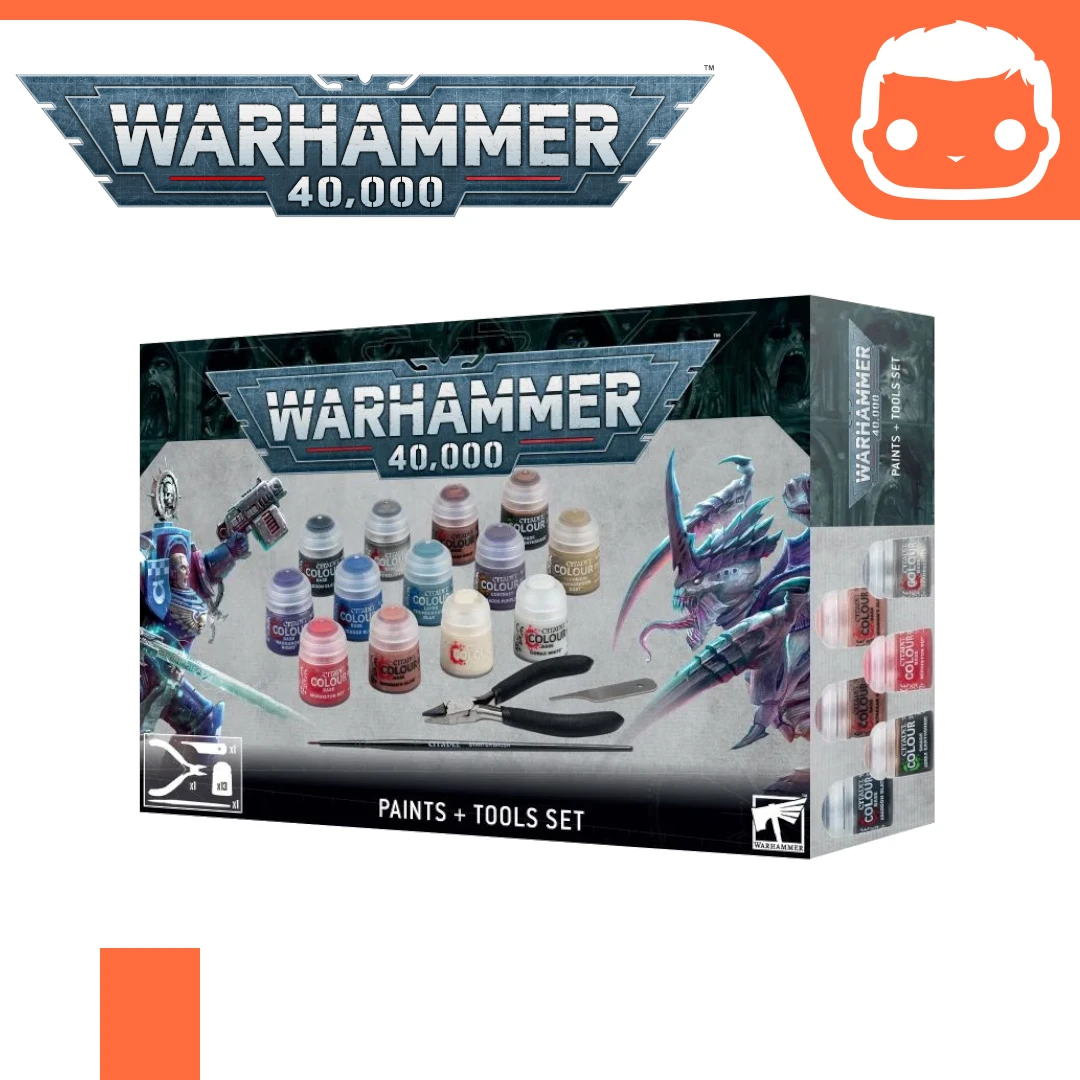 Warhammer 40,000: Paints + Tools Set 3 Warhammer 40,000: Paints + Tools Set