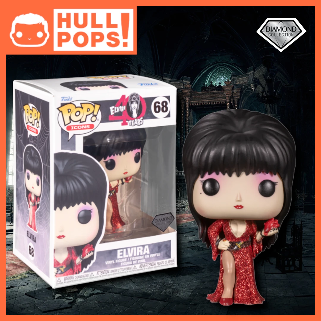 FUNKO #68 - Elvira - 40th Anniversary Diamond Collection Exclusive 3 FUNKO #68 - Elvira - 40th Anniversary Diamond Collection Exclusive