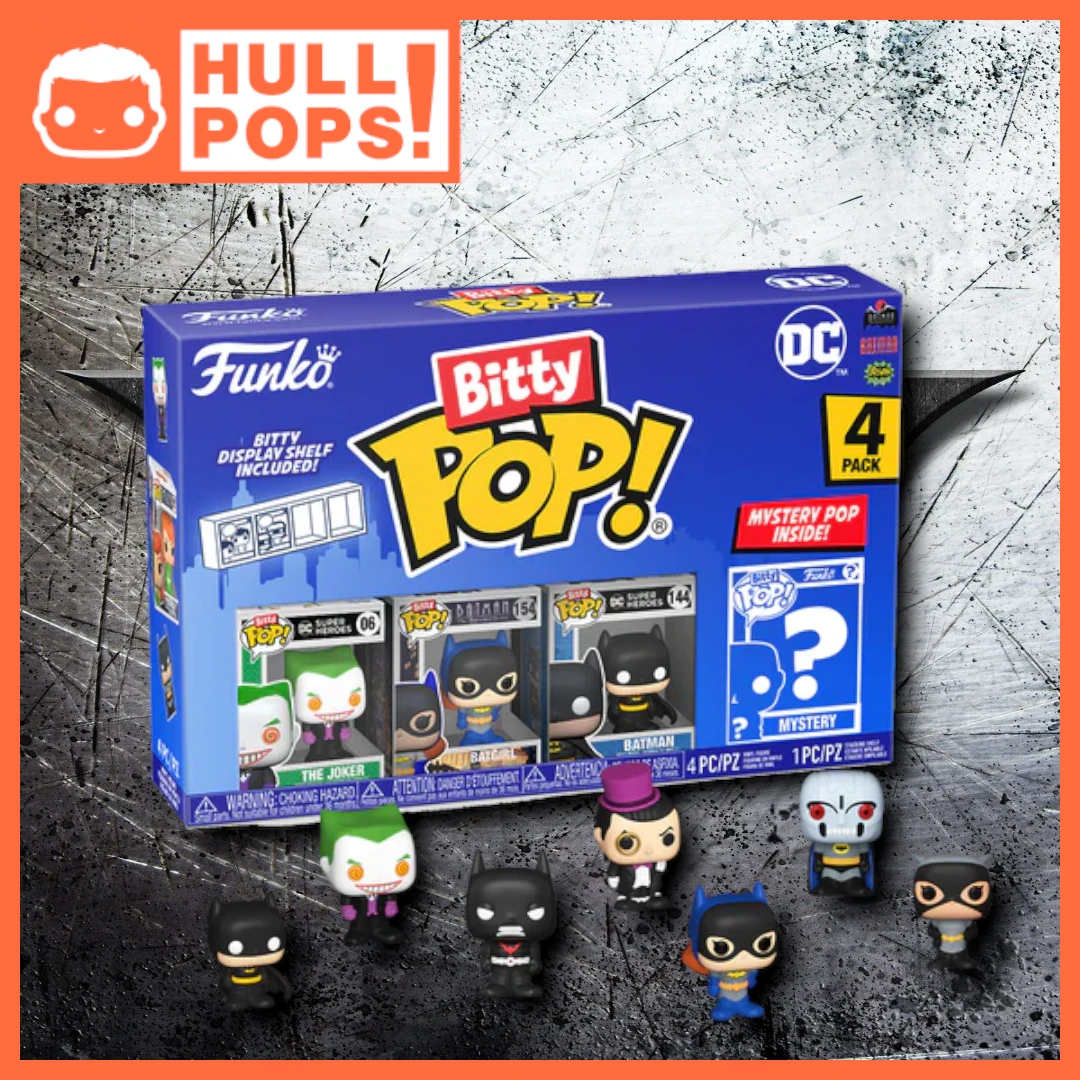 FUNKO Bitty Pop! - DC Batman - 4-Pack - Series 2 3 FUNKO Bitty Pop! - DC Batman - 4-Pack - Series 2