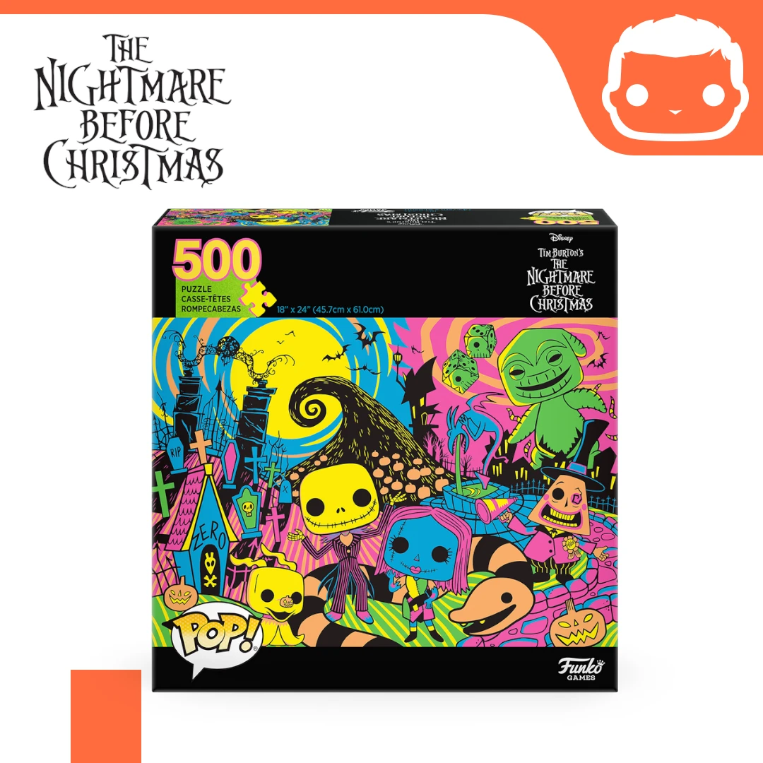 FUNKO Pop! Puzzles - The Nightmare Before Christmas (Black Light) (500 Piece) 3 FUNKO Pop! Puzzles - The Nightmare Before Christmas (Black Light) (500 Piece)