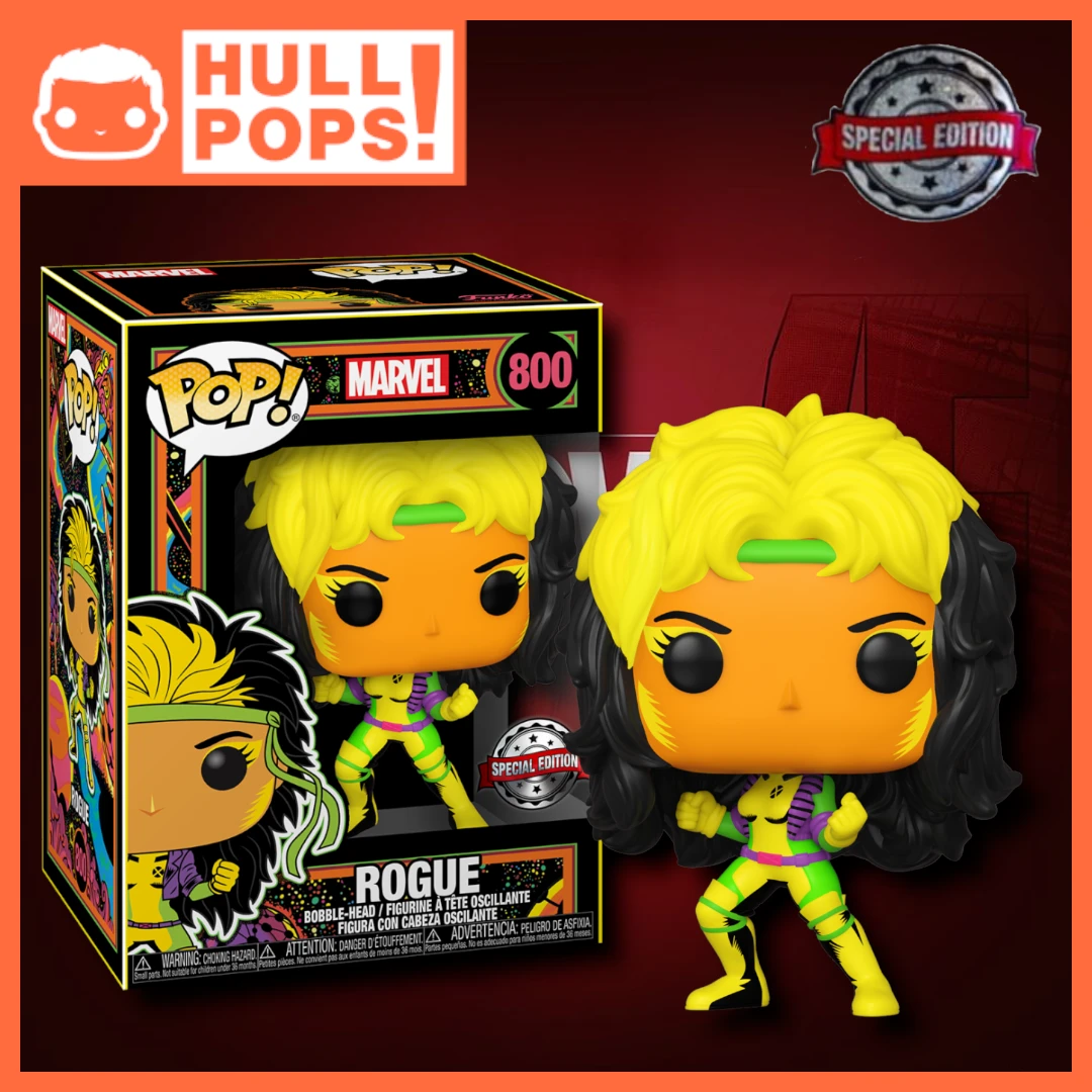FUNKO #800 - Marvel - Rogue Black Light Exclusive 3 FUNKO #800 - Marvel - Rogue Black Light Exclusive