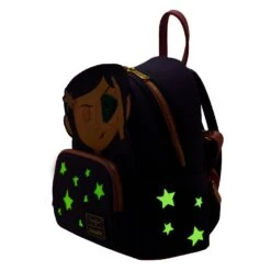 LOUNGEFLY Coraline Stars Mini Backpack [Pre-Order] -Toys Specialty Store COBK0023 LFLAIKACORALINESTARSCOSPLAYMINIBKPK 008 SIDEGLOW
