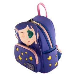 LOUNGEFLY Coraline Stars Mini Backpack [Pre-Order] -Toys Specialty Store COBK0023 LFLAIKACORALINESTARSCOSPLAYMINIBKPK 022 TOP