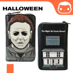 LOUNGEFLY Halloween Michael Myers Zip Around Wallet [Pre-Order]