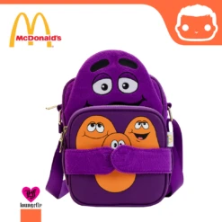 LOUNGEFLY McDonalds Grimace Cosplay Crossbuddies Bag