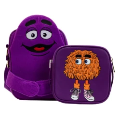 LOUNGEFLY McDonalds Grimace Cosplay Crossbuddies Bag -Toys Specialty Store MCDTB0001 5