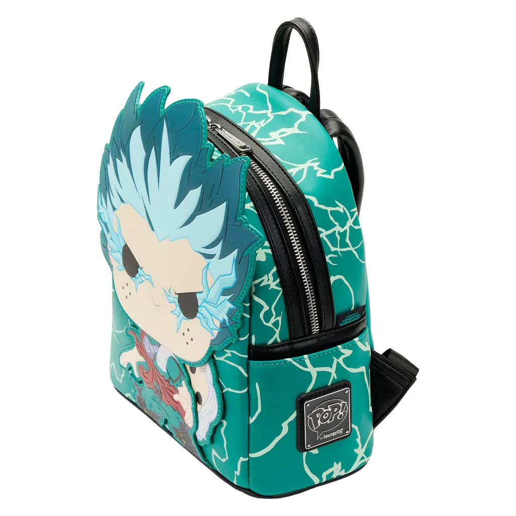 Funko Pop! By Loungefly My Hero Academia Deku Infinity Glow Cosplay Mini Backpack 5 Funko Pop! By Loungefly My Hero Academia Deku Infinity Glow Cosplay Mini Backpack - Image 3