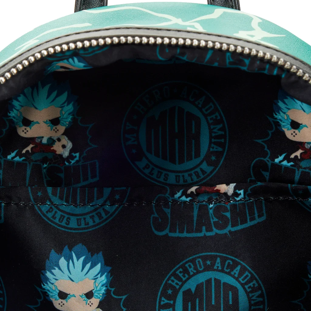 Funko Pop! By Loungefly My Hero Academia Deku Infinity Glow Cosplay Mini Backpack 8 Funko Pop! By Loungefly My Hero Academia Deku Infinity Glow Cosplay Mini Backpack - Image 6