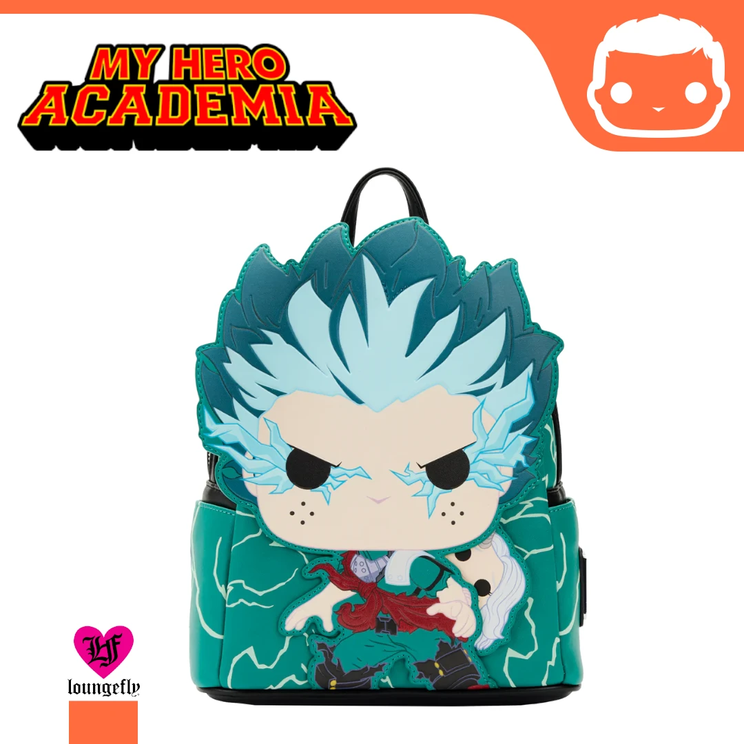 Funko Pop! By Loungefly My Hero Academia Deku Infinity Glow Cosplay Mini Backpack 3 Funko Pop! By Loungefly My Hero Academia Deku Infinity Glow Cosplay Mini Backpack