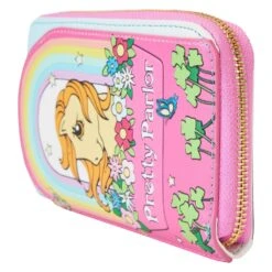 LOUNGEFLY My Little Pony 40th Anniversary Pretty Parlor Zip Around Wallet -Toys Specialty Store MLPWA0013 LFHASBROMYLITTLEPONY40THANNIVERSARYPRETTYPARLORZIPAROUNDWALLET1387SIDE