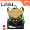 LOUNGEFLY Marvel Shine Loki Mini Backpack -Toys Specialty Store MVBK0277