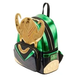 LOUNGEFLY Marvel Shine Loki Mini Backpack -Toys Specialty Store MVBK0277 LFMARVELSHINELOKIMINIBACKPACK0149QUARTER
