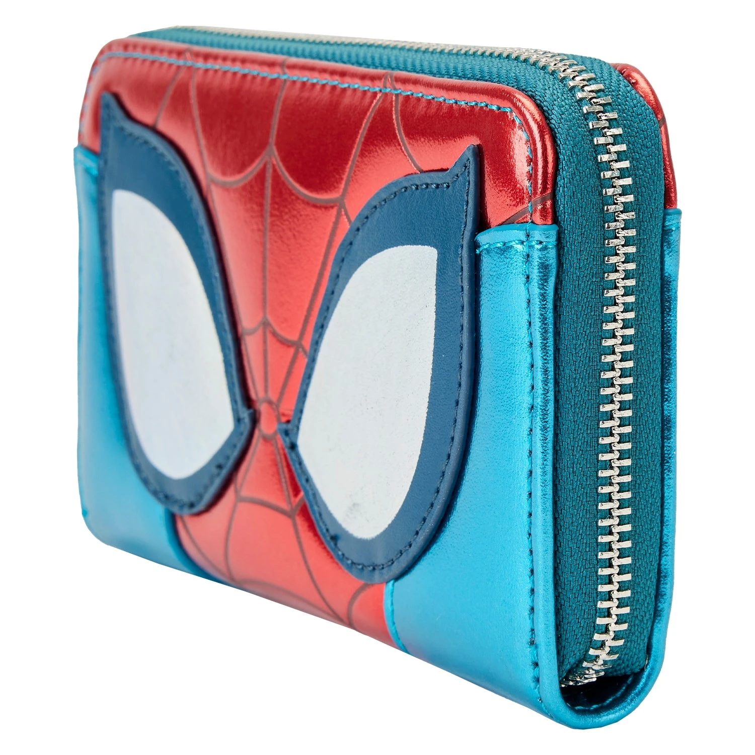 LOUNGEFLY Marvel Spider-Man Shine Zip Around Wallet 4 LOUNGEFLY Marvel Spider-Man Shine Zip Around Wallet - Image 2