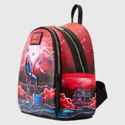 LOUNGEFLY Stranger Things Eddie Tribute Mini Backpack [Pre-Order] -Toys Specialty Store NFXBK0083 LFNETFLIXSTRANGERTHINNGSEDDIETRIBUTEMINIBACKPACK2150SIDE