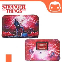 LOUNGEFLY Stranger Things Eddie Tribute Zip Around Wallet [Pre-Order]