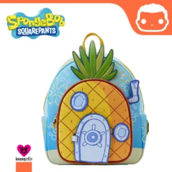 LOUNGEFLY Nickelodeon Spongebob Squarepants Pineapple House Mini Backpack