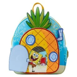 LOUNGEFLY Nickelodeon Spongebob Squarepants Pineapple House Mini Backpack 14 LOUNGEFLY Nickelodeon Spongebob Squarepants Pineapple House Mini Backpack -Toys Specialty Store NICBK0066 LFNICKELODEONSPONGEBOBSQUAREPANTSPINEAPPLEHOUSEMINIBACKPACK0511OPEN