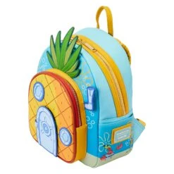 LOUNGEFLY Nickelodeon Spongebob Squarepants Pineapple House Mini Backpack 16 LOUNGEFLY Nickelodeon Spongebob Squarepants Pineapple House Mini Backpack -Toys Specialty Store NICBK0066 LFNICKELODEONSPONGEBOBSQUAREPANTSPINEAPPLEHOUSEMINIBACKPACK0514QUARTER