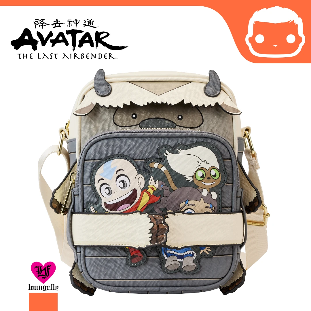 LOUNGEFLY Nickelodeon Avatar The Last Airbender Appa Cosplay Crossbuddies Bag 3 LOUNGEFLY Nickelodeon Avatar The Last Airbender Appa Cosplay Crossbuddies Bag