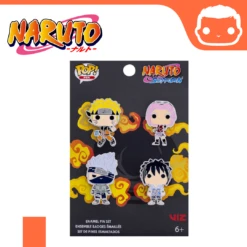 FUNKO 4 Pack Enamel Pins: Naruto - Team 7