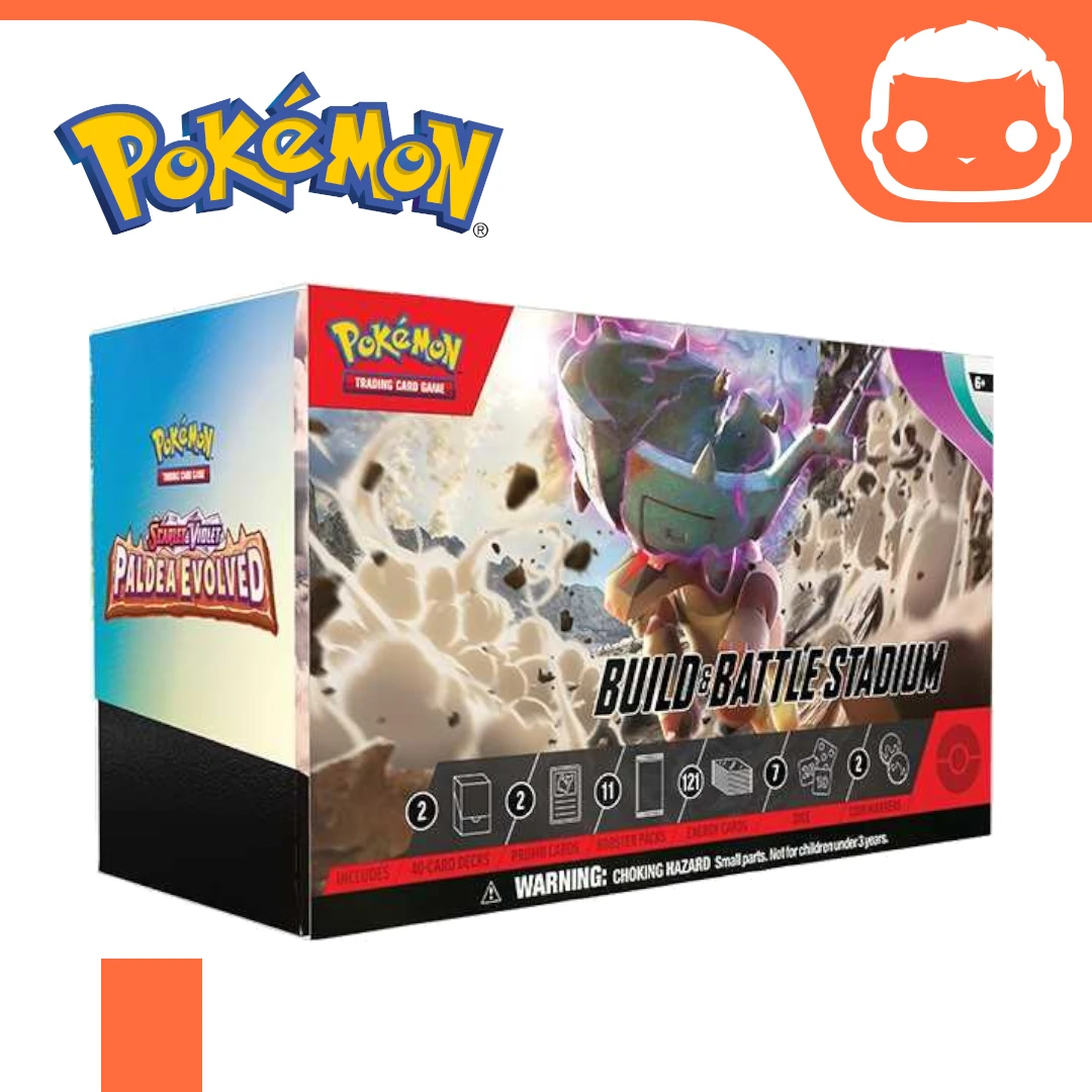 POKEMON Pokémon TCG: Scarlet & Violet 2 Paldea Evolved Build And Battle Stadium Box 3 POKEMON Pokémon TCG: Scarlet & Violet 2 Paldea Evolved Build And Battle Stadium Box