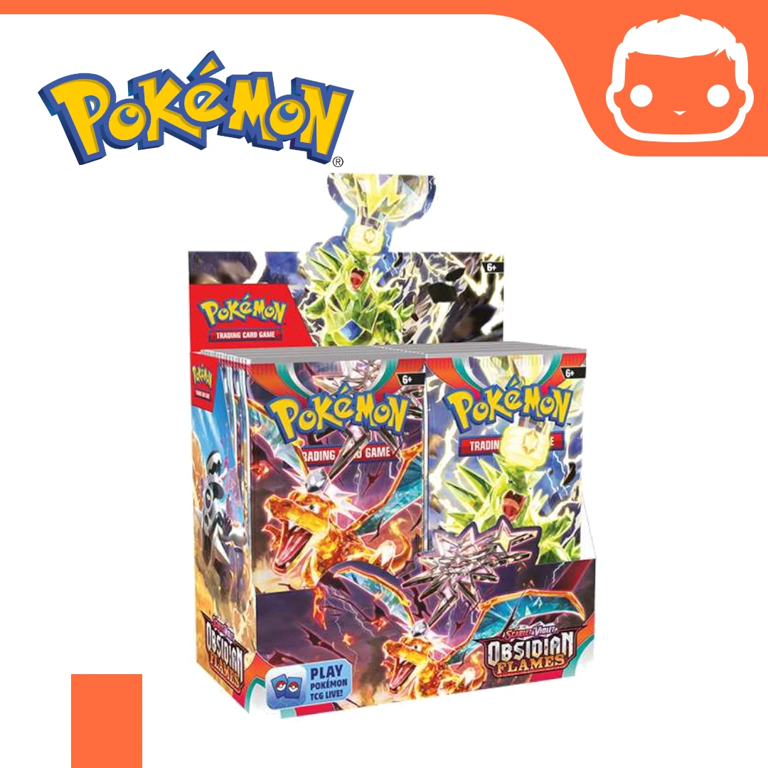 POKEMON Pokémon TCG: Scarlet & Violet 3 Obsidian Flames - Full Booster Box 3 POKEMON Pokémon TCG: Scarlet & Violet 3 Obsidian Flames - Full Booster Box