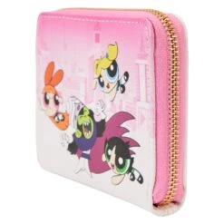 LOUNGEFLY Cartoon Network Power Puff Girls Vs Mojo Jojo Zip Around Wallet -Toys Specialty Store PPGWA0001 LFCNPOWERPUFFGIRLSVSMOJOJOJOZIPAROUNDWALLET0299SIDE
