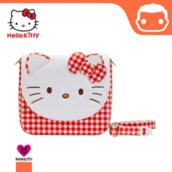 LOUNGEFLY Hello Kitty Gingham Crossbody Bag