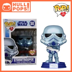 FUNKO #SE - Star Wars - Metallic Make-A-Wish Stormtrooper - Hull Pops UK Exclusive
