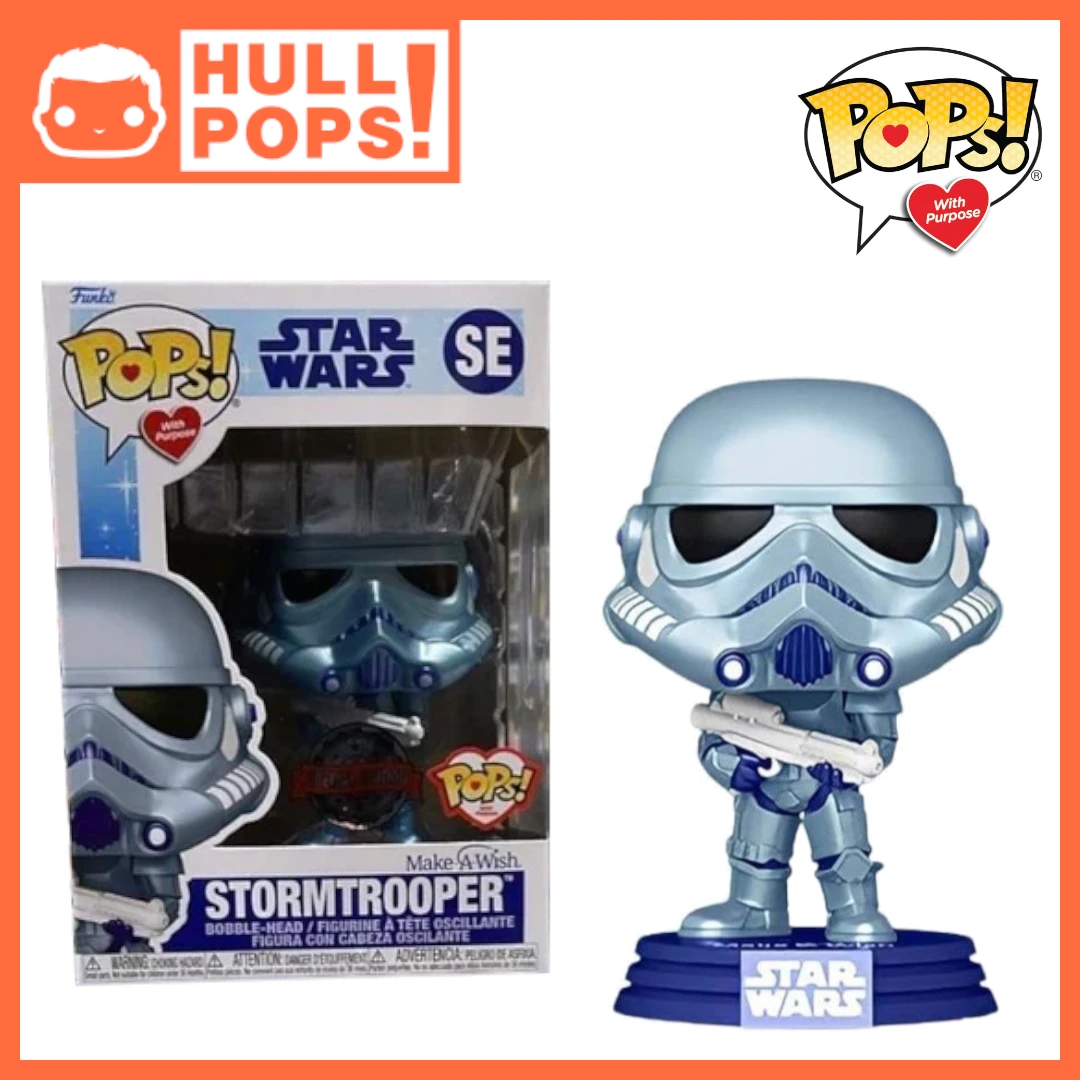 FUNKO #SE - Star Wars - Metallic Make-A-Wish Stormtrooper - Hull Pops UK Exclusive 3 FUNKO #SE - Star Wars - Metallic Make-A-Wish Stormtrooper - Hull Pops UK Exclusive