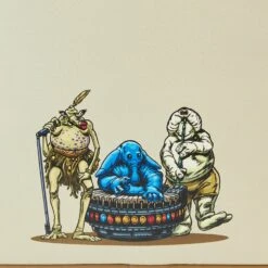 LOUNGEFLY Star Wars Return Of The Jedi 40th Anniversary Jabbas Palace Mini Backpack -Toys Specialty Store STBK0386 LFSTARWARSRETURNOFTHEJEDI40THANNIVERSARYJABBASPALACE0368DETAIL