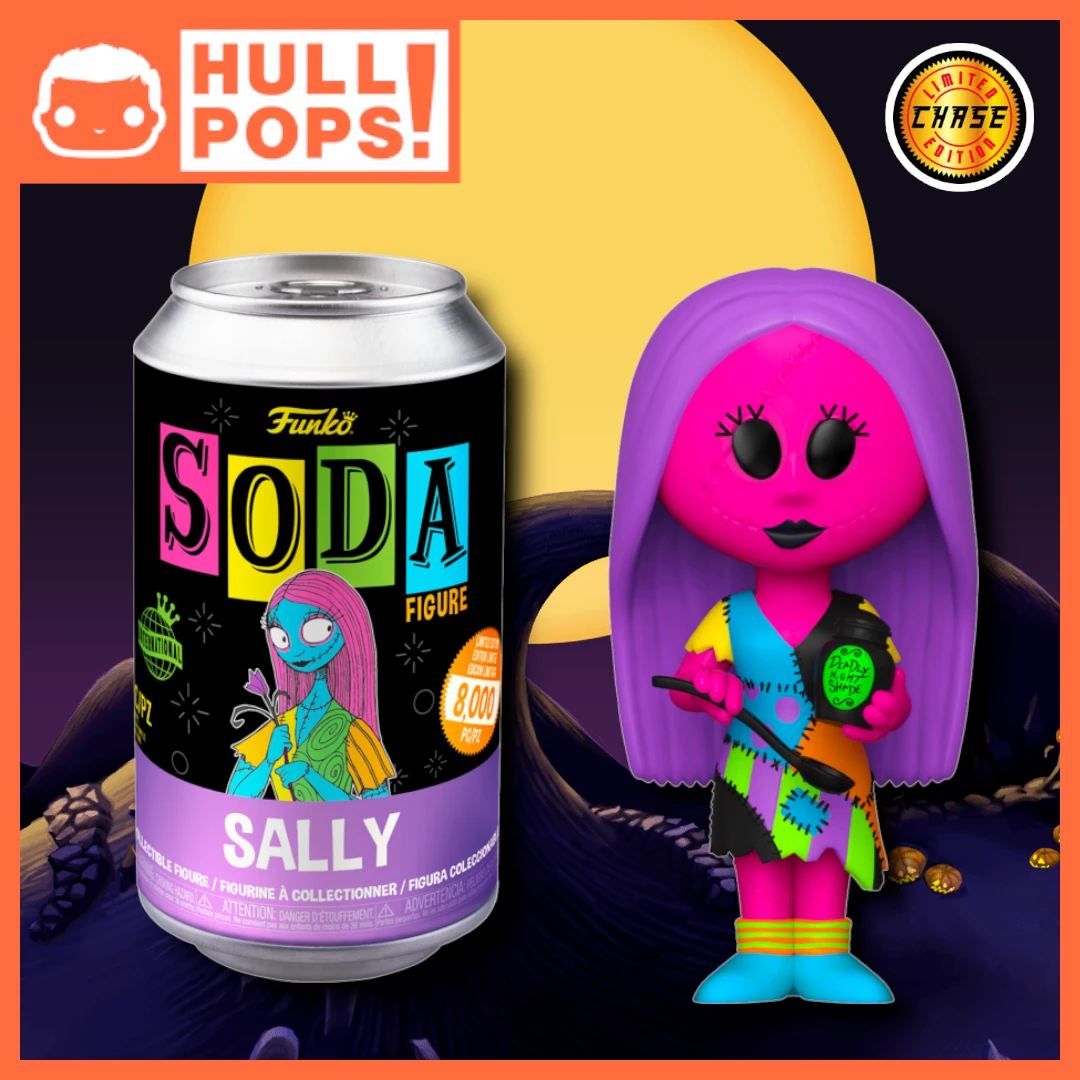 FUNKO Pop! Soda - Nightmare Before Christmas - Blacklight Sally 4 FUNKO Pop! Soda - Nightmare Before Christmas - Blacklight Sally - Image 2