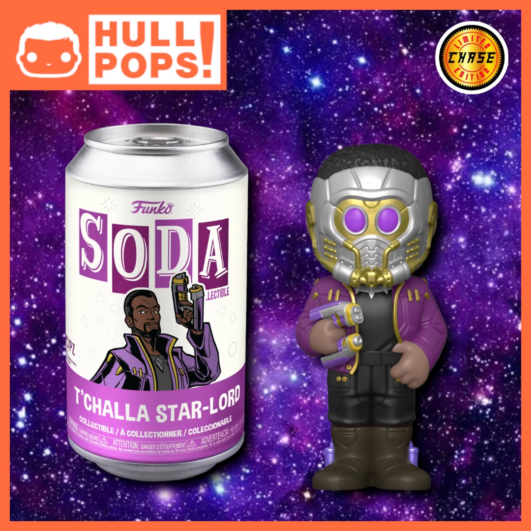 FUNKO Pop! Soda - Marvel - What If? - T'Challa Star-Lord 4 FUNKO Pop! Soda - Marvel - What If? - T'Challa Star-Lord - Image 2