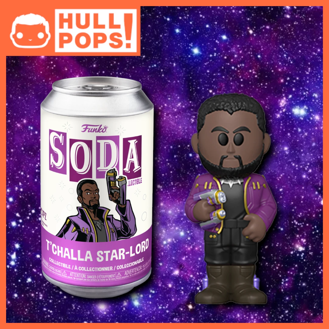 FUNKO Pop! Soda - Marvel - What If? - T'Challa Star-Lord 3 FUNKO Pop! Soda - Marvel - What If? - T'Challa Star-Lord