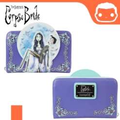LOUNGEFLY Corpse Bride Moon Zip Around Wallet [Pre-Order]