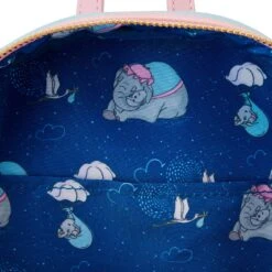 LOUNGEFLY Disney Dumbo Mrs Jumbo Craddle Trunk Mini Backpack 10 LOUNGEFLY Disney Dumbo Mrs Jumbo Craddle Trunk Mini Backpack -Toys Specialty Store WDBK3063 LFDISNEYDUMBOMRSJUMBOCRADLETRUNKMINIBACKPACK0639INSIDE