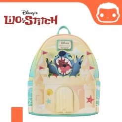 LOUNGEFLY Disney Stitch Sandcastle Beach Surprise Mini Backpack