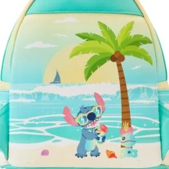 LOUNGEFLY Disney Stitch Sandcastle Beach Surprise Mini Backpack -Toys Specialty Store WDBK3125 LFSTITCHSANDCASTLEBEACHSURPRISEMINIBACKPACK0807DETAILcopy