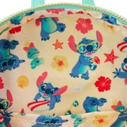 LOUNGEFLY Disney Stitch Sandcastle Beach Surprise Mini Backpack -Toys Specialty Store WDBK3125 LFSTITCHSANDCASTLEBEACHSURPRISEMINIBACKPACK0808INSIDE