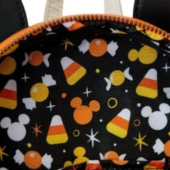 LOUNGEFLY Candy Corn Minnie Cosplay Mini Backpack [Pre-Order] -Toys Specialty Store WDBK3284 LFDISNEYCANDYCORNMINNIECOSPLAYMINIBACKPACK3101INSIDEcopy