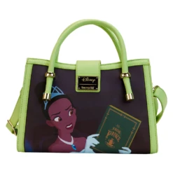 LOUNGEFLY The Princess And The Frog Princess Scene Crossbody Bag 12 LOUNGEFLY The Princess And The Frog Princess Scene Crossbody Bag -Toys Specialty Store WDTB2704 5