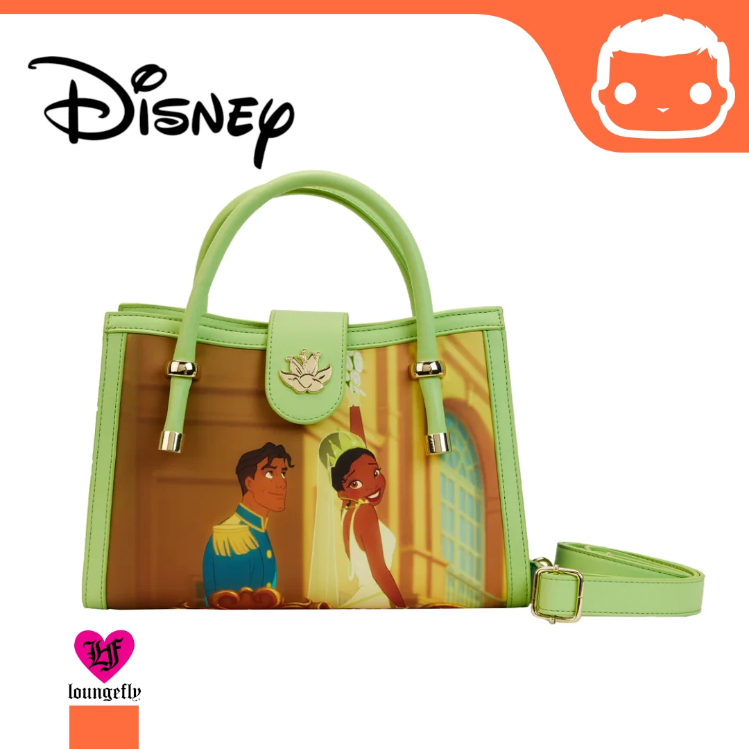 LOUNGEFLY The Princess And The Frog Princess Scene Crossbody Bag 3 LOUNGEFLY The Princess And The Frog Princess Scene Crossbody Bag