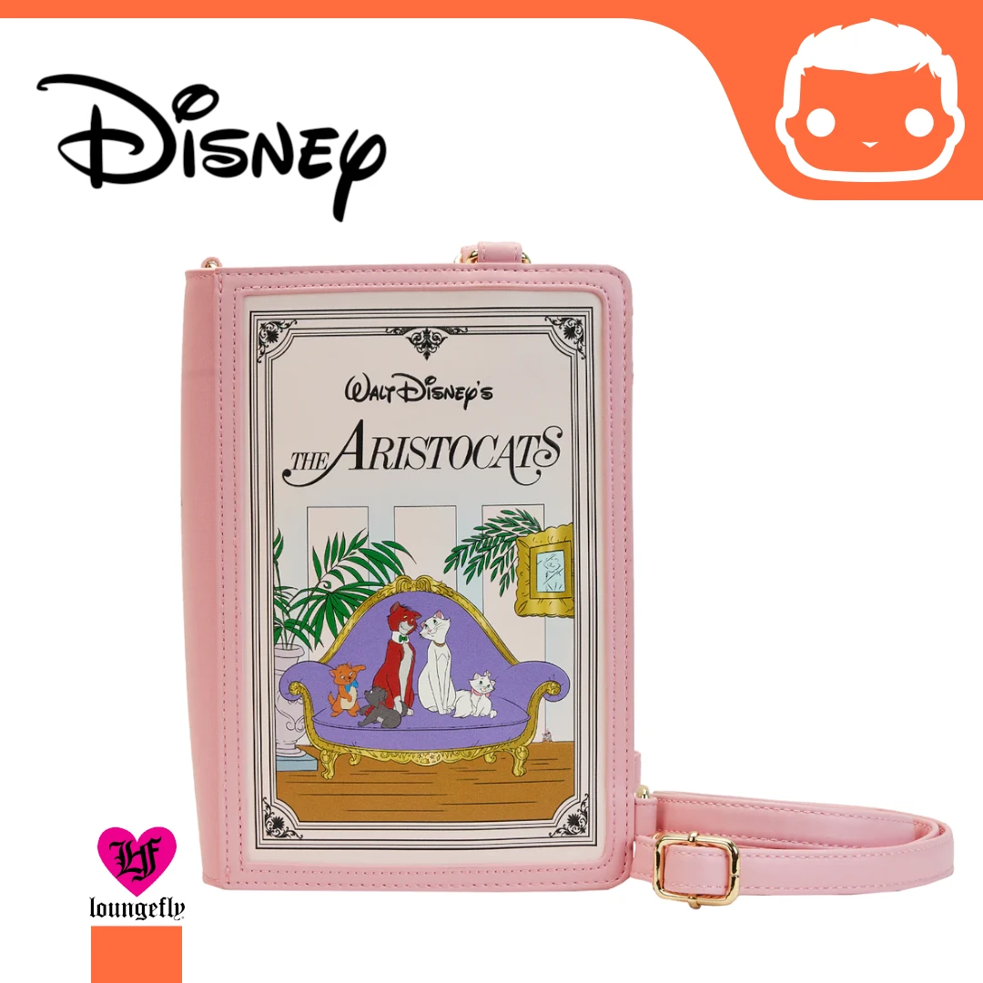 LOUNGEFLY The Aristocats Book Convertible Crossbody Bag 3 LOUNGEFLY The Aristocats Book Convertible Crossbody Bag