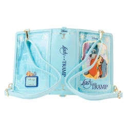 LOUNGEFLY Disney Lady And The Tramp Classic Book Convertible Crossbody 14 LOUNGEFLY Disney Lady And The Tramp Classic Book Convertible Crossbody -Toys Specialty Store WDTB2738 5