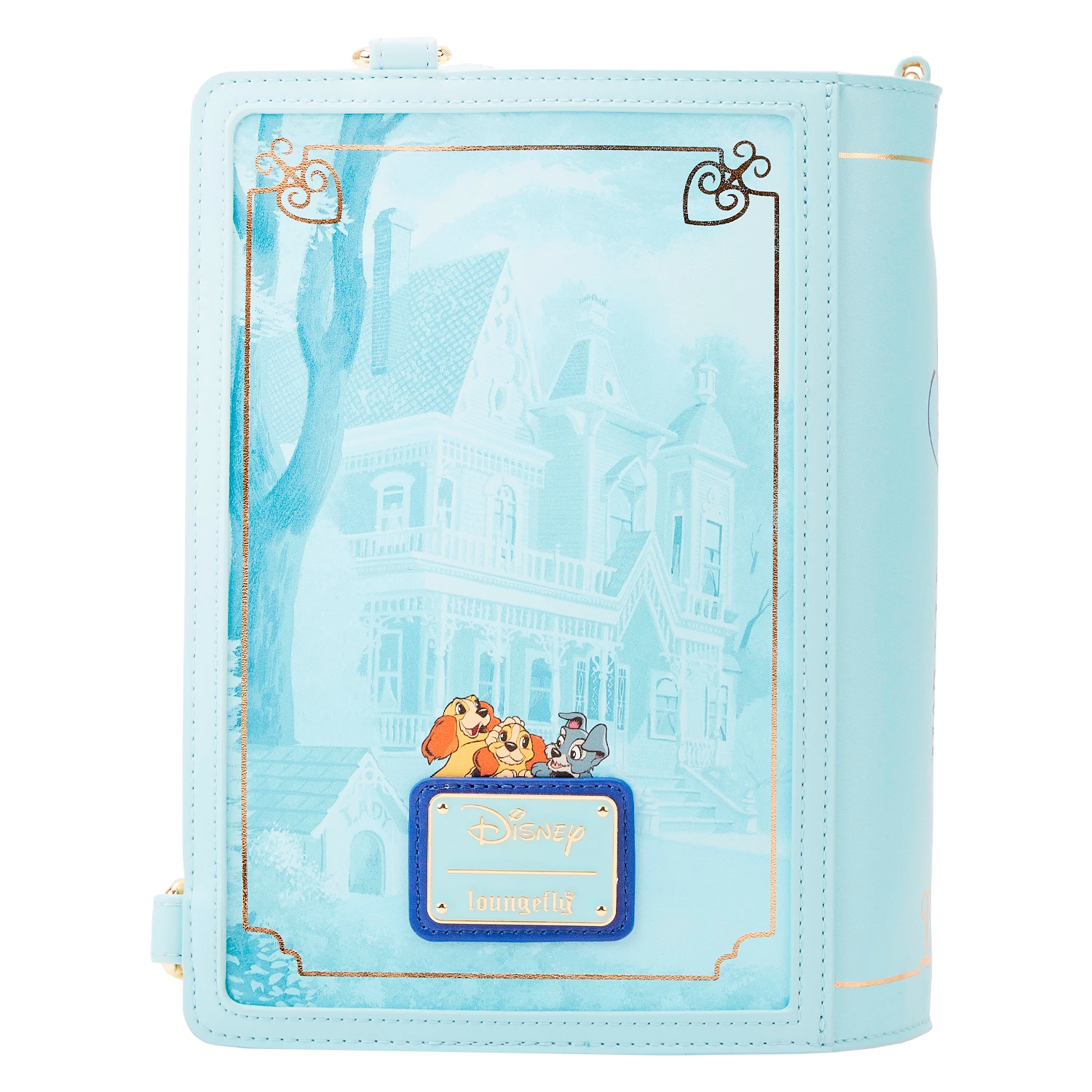 LOUNGEFLY Disney Lady And The Tramp Classic Book Convertible Crossbody 9 LOUNGEFLY Disney Lady And The Tramp Classic Book Convertible Crossbody - Image 7