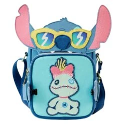 LOUNGEFLY Disney Stitch Beach Day Crossbuddies Bag -Toys Specialty Store WDTB2807 LFDISNEYSTITCHBEACHDAYCROSSBUDDYBAG0811POUCH1