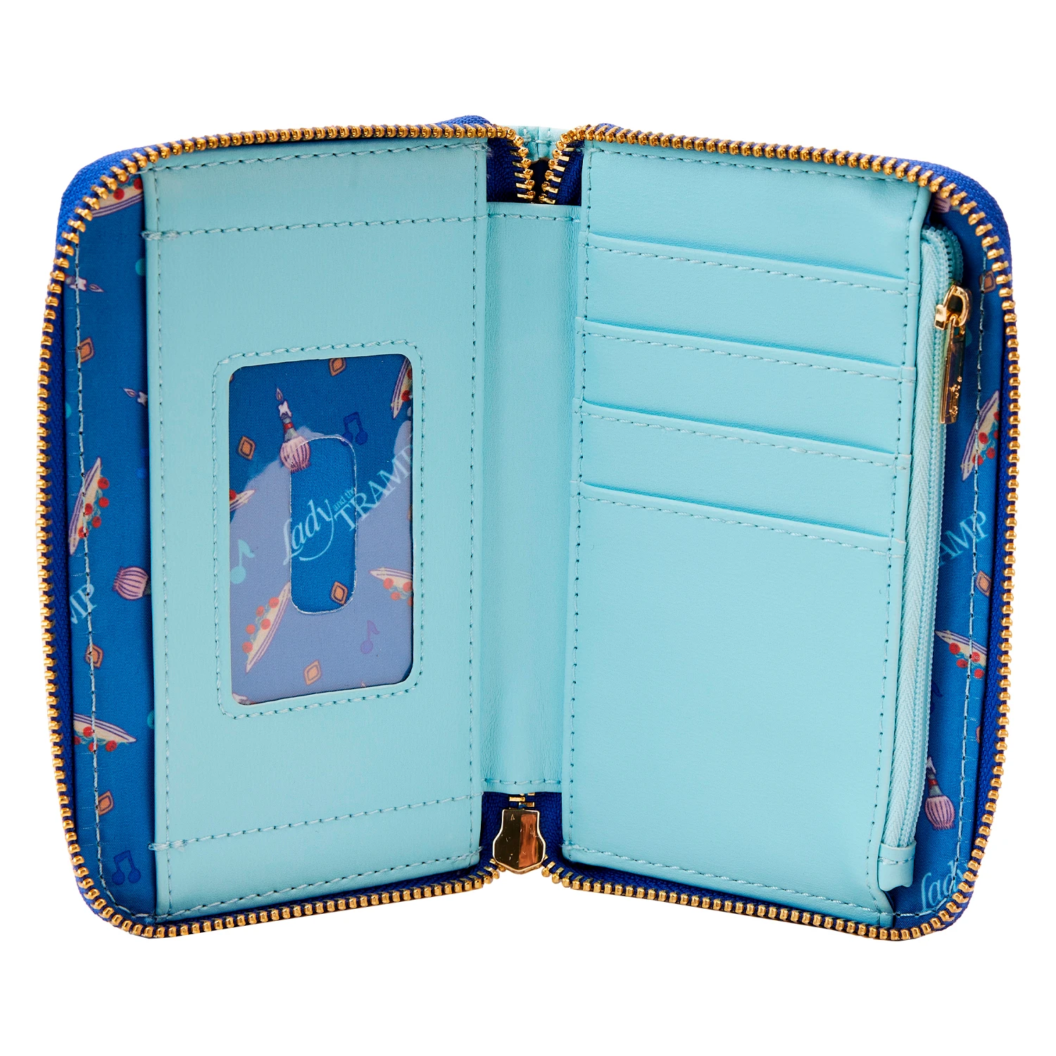 LOUNGEFLY Disney Lady And The Tramp Classic Book Zip Around Wallet 4 LOUNGEFLY Disney Lady And The Tramp Classic Book Zip Around Wallet - Image 2