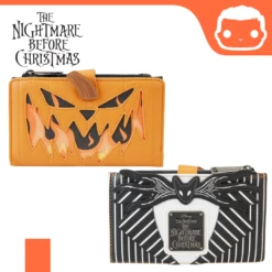 LOUNGEFLY Nightmare Before Christmas Jack Skellington Pumpkin Head Wallet [Pre-Order]