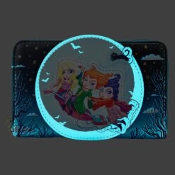 LOUNGEFLY Hocus Pocus Poster Zip Around Wallet [Pre-Order] -Toys Specialty Store WDWA2648 LFDISNEYHOCUSPOCUSPOSTERZIPAROUNDWALLET2467GLOW